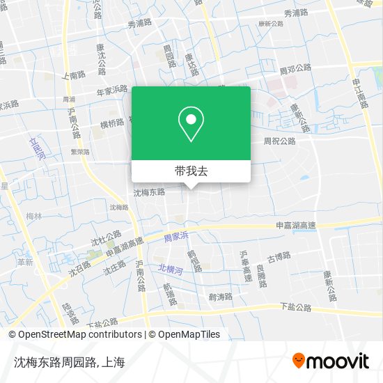 沈梅东路周园路地图