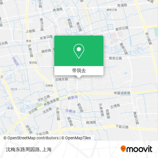 沈梅东路周园路地图