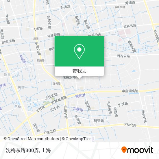 沈梅东路300弄地图