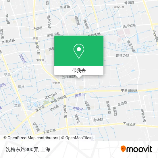 沈梅东路300弄地图