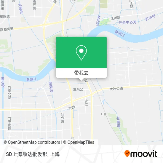 SD上海顺达批发部地图