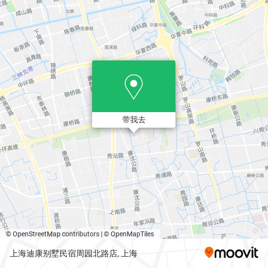 上海迪康别墅民宿周园北路店地图