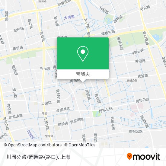 川周公路/周园路(路口)地图