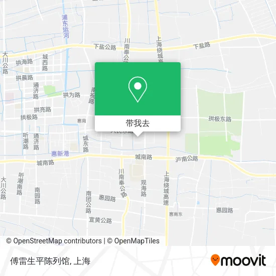 傅雷生平陈列馆地图