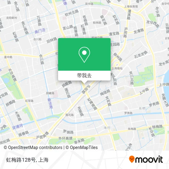 虹梅路128号地图