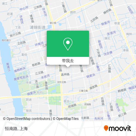 恒南路地图