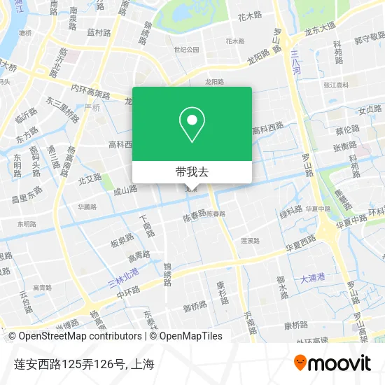 莲安西路125弄126号地图