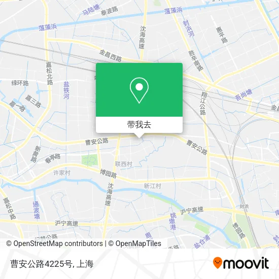 曹安公路4225号地图
