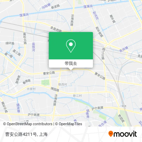 曹安公路4211号地图