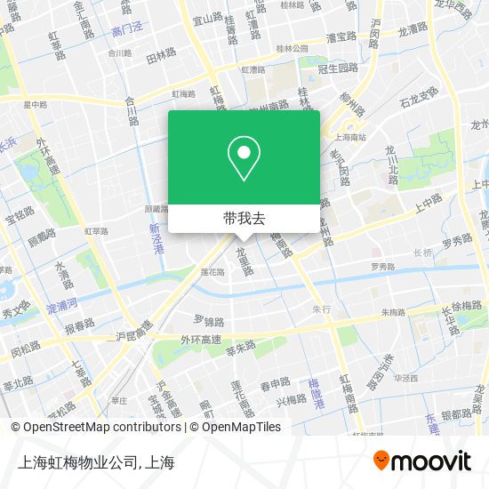 上海虹梅物业公司地图