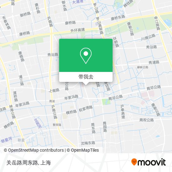 关岳路周东路地图