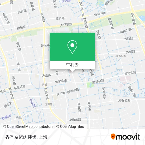 香香奈烤肉拌饭地图