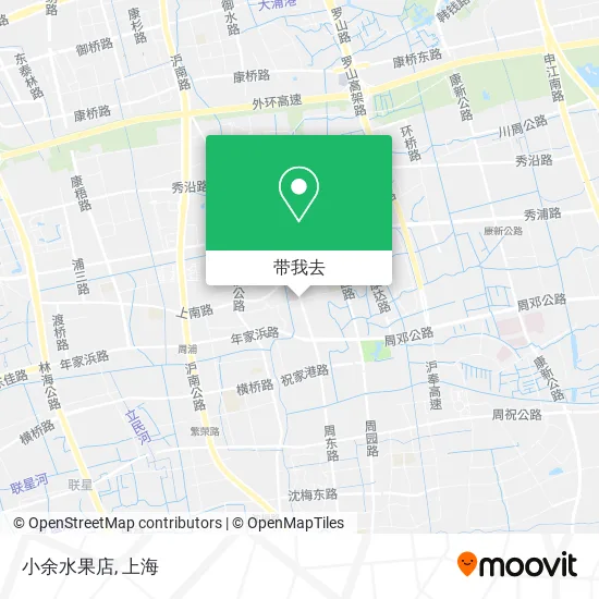小余水果店地图