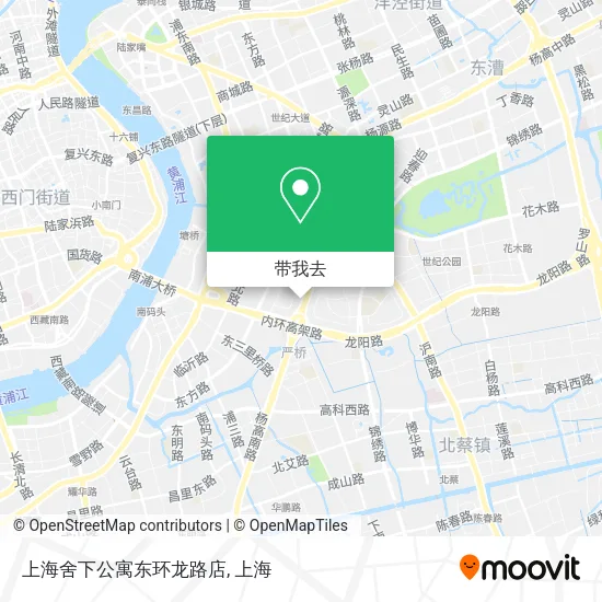 上海舍下公寓东环龙路店地图