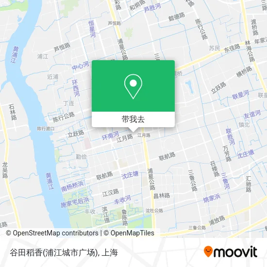 谷田稻香(浦江城市广场)地图