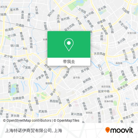 上海特诺伊商贸有限公司地图