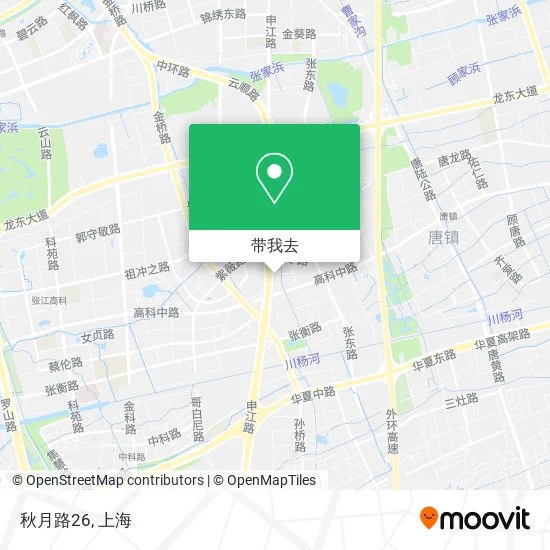 秋月路26地图