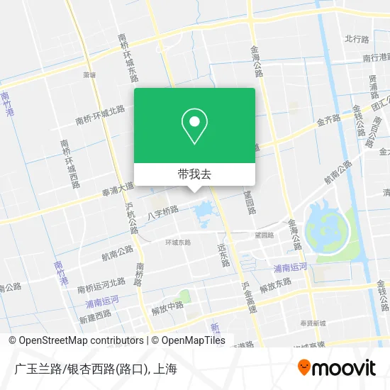 广玉兰路/银杏西路(路口)地图