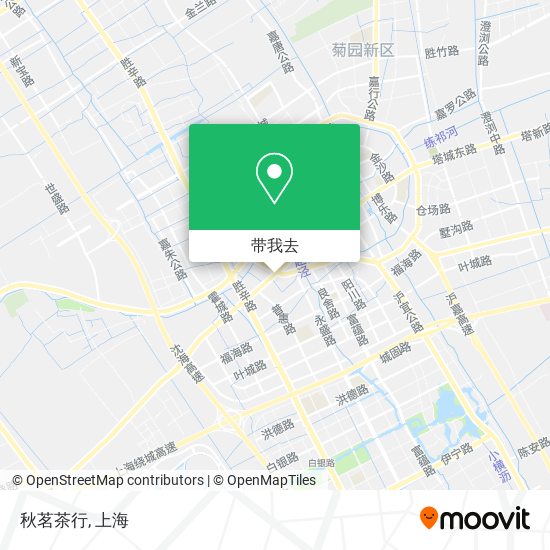 秋茗茶行地图