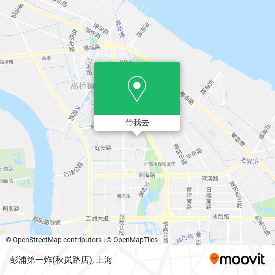 彭浦第一炸(秋岚路店)地图