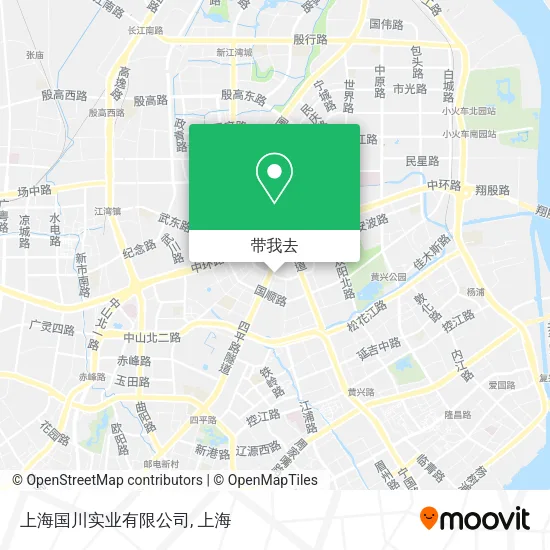 上海国川实业有限公司地图