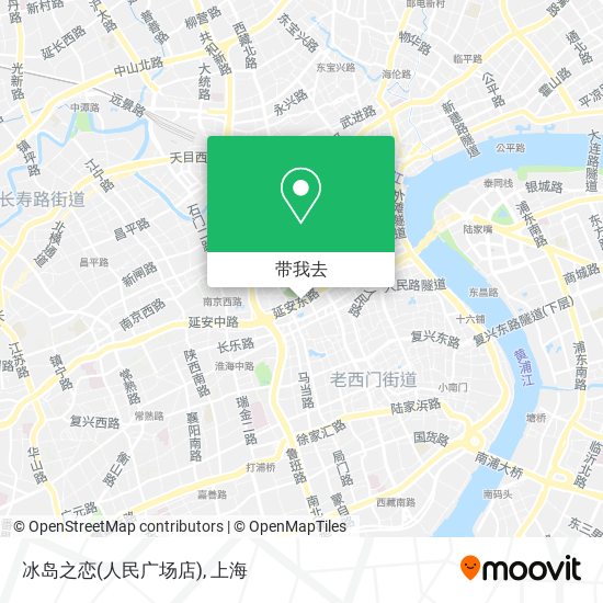 冰岛之恋(人民广场店)地图