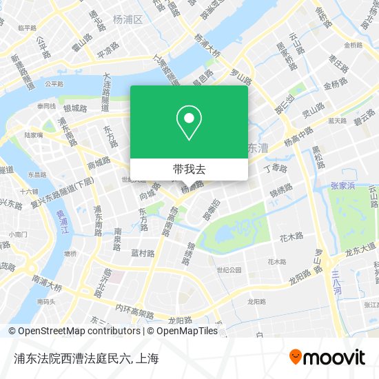 浦东法院西漕法庭民六地图