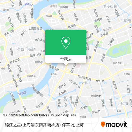 锦江之星(上海浦东南路塘桥店)-停车场地图