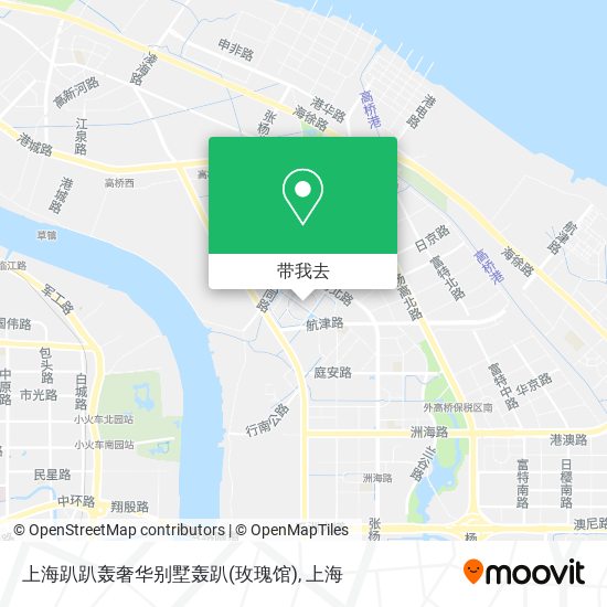 上海趴趴轰奢华别墅轰趴(玫瑰馆)地图