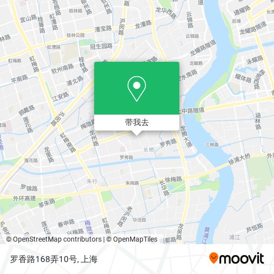 罗香路168弄10号地图