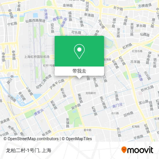 龙柏二村-1号门地图