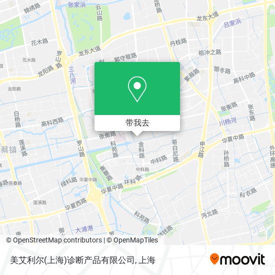 美艾利尔(上海)诊断产品有限公司地图
