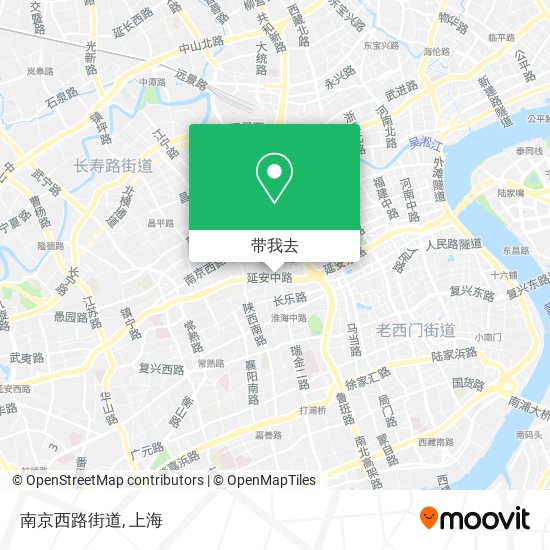 南京西路街道地图