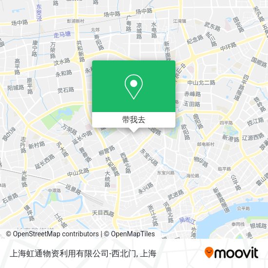 上海虹通物资利用有限公司-西北门地图