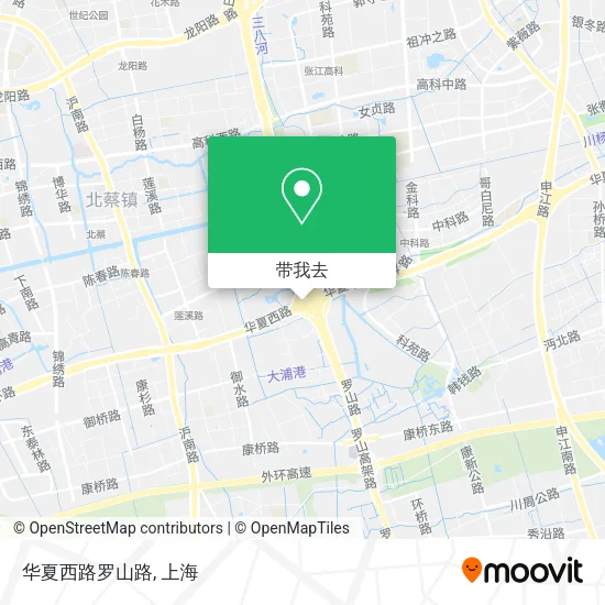 华夏西路罗山路地图