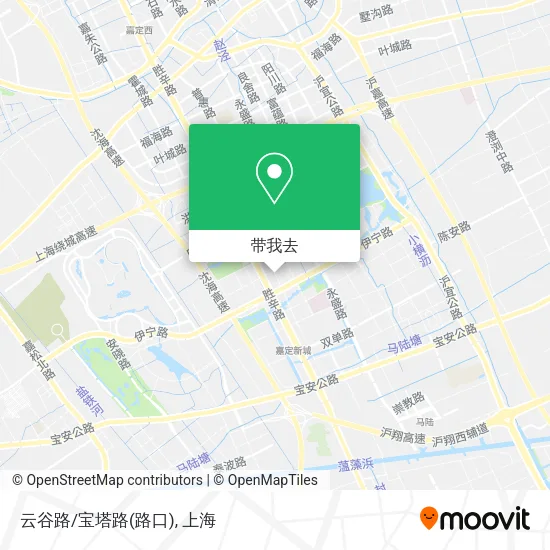 云谷路/宝塔路(路口)地图