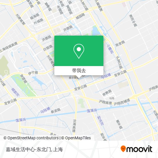 嘉域生活中心-东北门地图