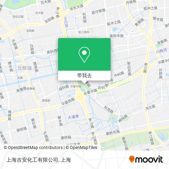 上海吉安化工有限公司地图