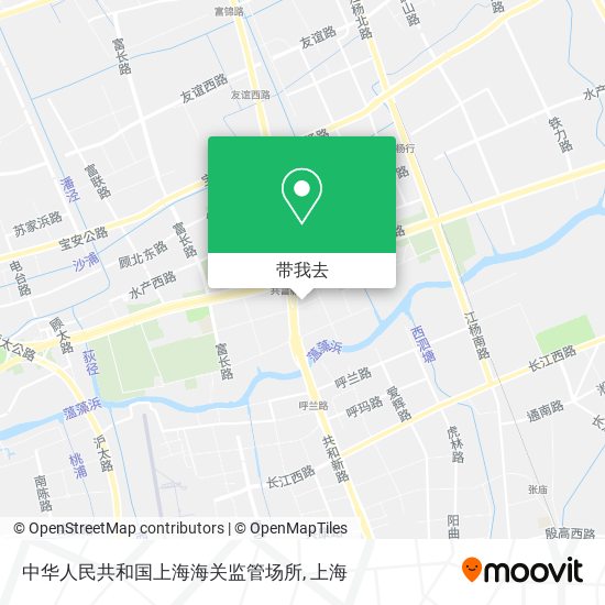 中华人民共和国上海海关监管场所地图