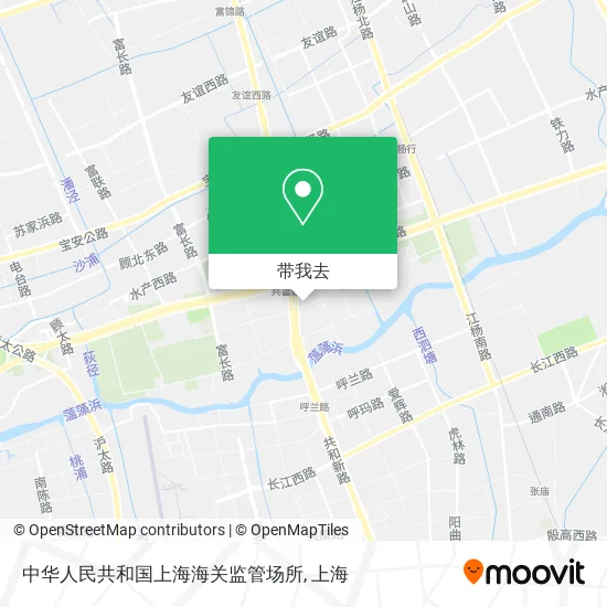 中华人民共和国上海海关监管场所地图