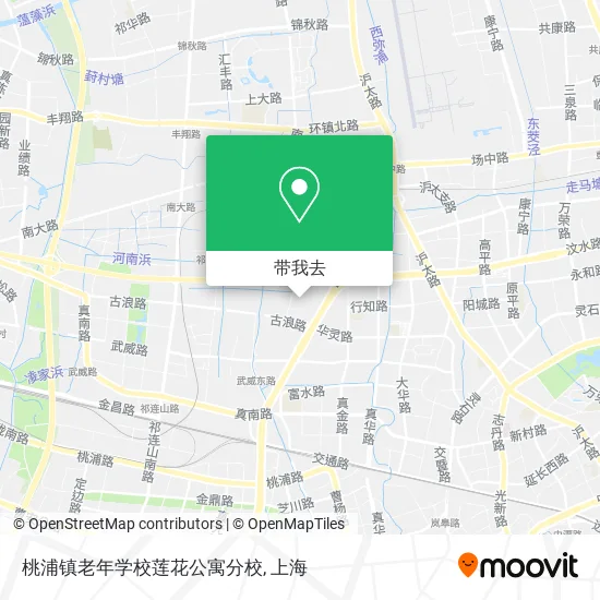 桃浦镇老年学校莲花公寓分校地图
