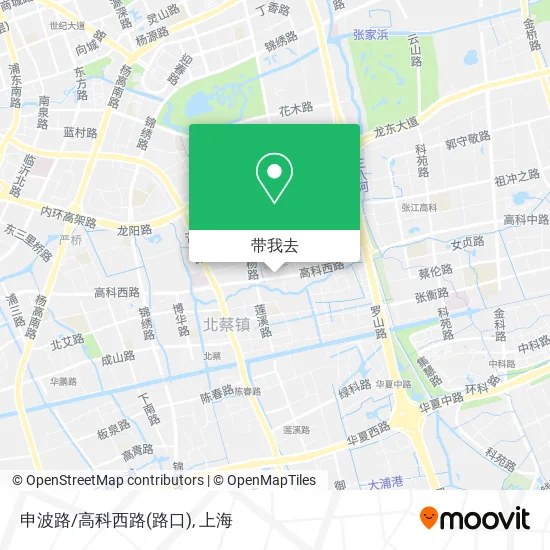 申波路/高科西路(路口)地图