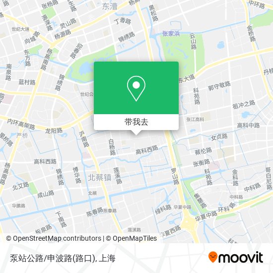 泵站公路/申波路(路口)地图