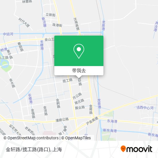金轩路/揽工路(路口)地图