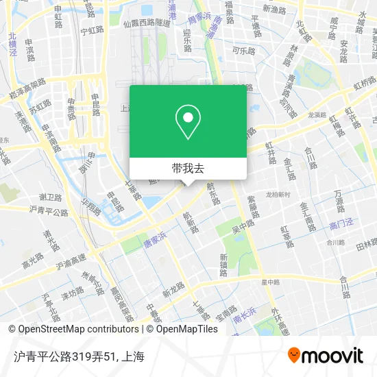 沪青平公路319弄51地图