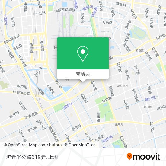 沪青平公路319弄地图