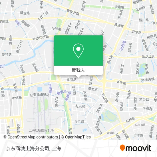 京东商城上海分公司地图