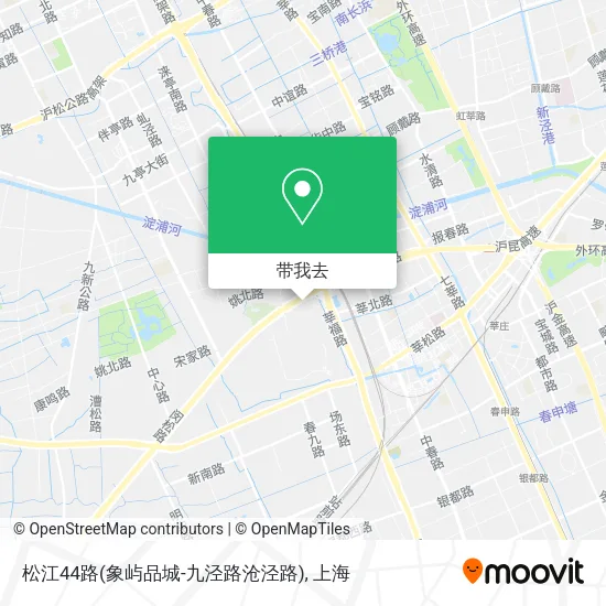 松江44路(象屿品城-九泾路沧泾路)地图