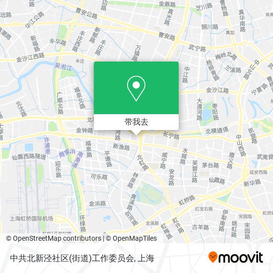 中共北新泾社区(街道)工作委员会地图