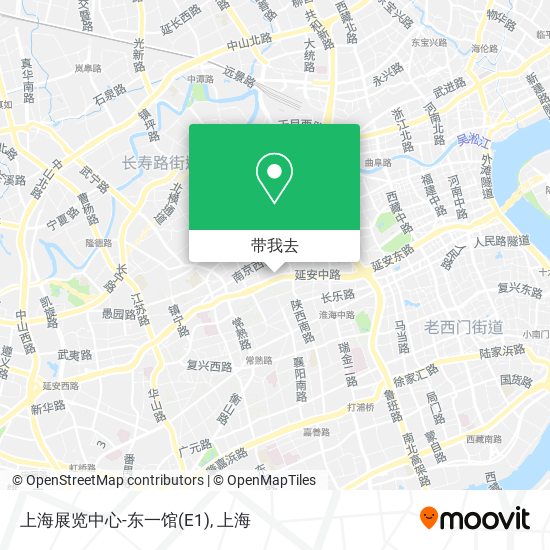 上海展览中心-东一馆(E1)地图